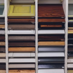 Numerous cabinet color options