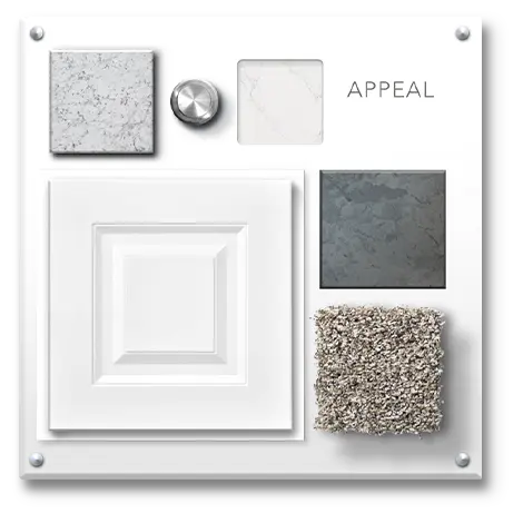 Underwhelming material samples shown in white