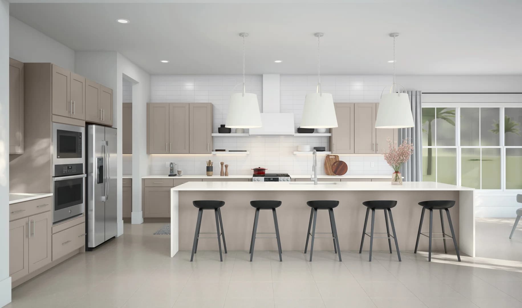 Deer Lakes Richmond Kitchen Loft Palette 1 Level 3 Black and White Loft