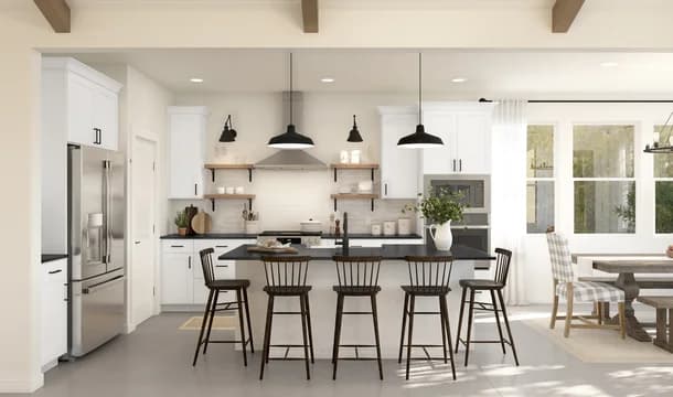 Centennial Oaks Asheville Kitchen Farmhouse Palette 1 Level 1 Traditional Farmhouse