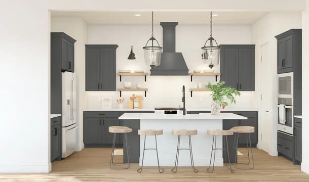 Pasadena Kitchen Farmhouse Palette 4 Level 2 Industrial Farmhouse