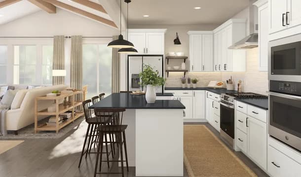 Four Seasons at Easton Bogart Kitchen Farmhouse Palette 3 Level 1 Traditional Farmhouse