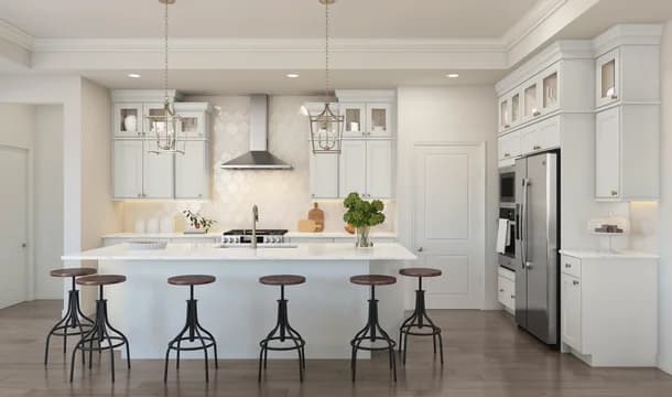 Four Seasons at Easton Kerr Kitchen Classic Palette 6 Level 1 Coastal Classic