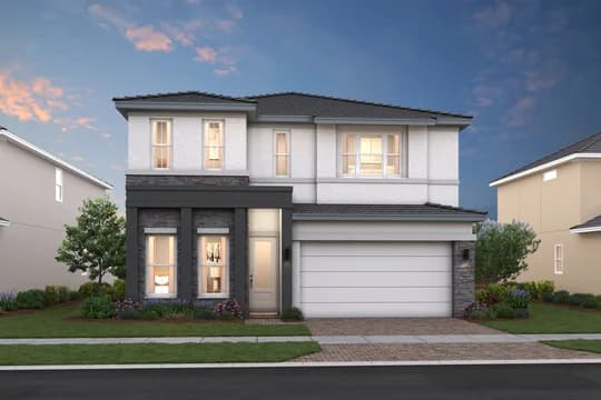 Parkside at Tuttle Royale Wicklow IV Wicklow IV Contemporary Elevation DUSK Level 3