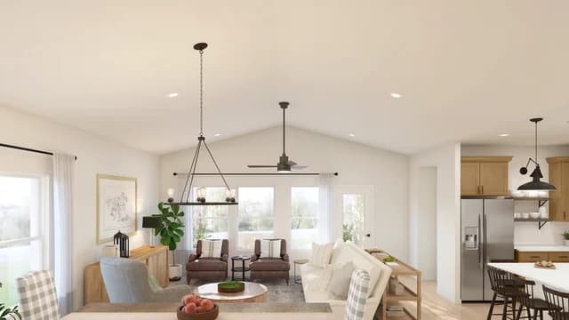 Aspire at Reunion Passionflower II Great Room Ceiling Farmhouse Palette 5 Ascend Traditional Farmhouse