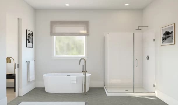 Belfast ESP Primary Bath Tub Loft Palette 3 Level 3 Black and White Loft