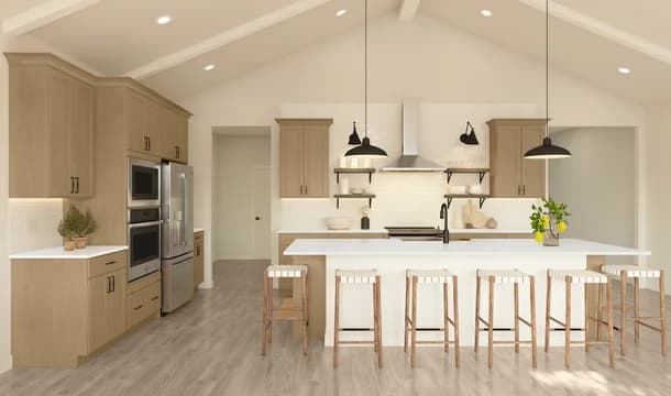 Rosewood at The Estates Aegean ESP Kitchen Farmhouse Palette 5 Level 1 Coastal Farmhouse