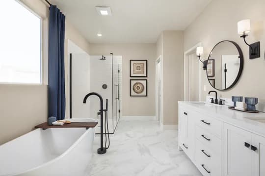 Chaparral Ranch at the Preserve Belfast ESP Primary Bath Farmhouse Palette 5 Level 1